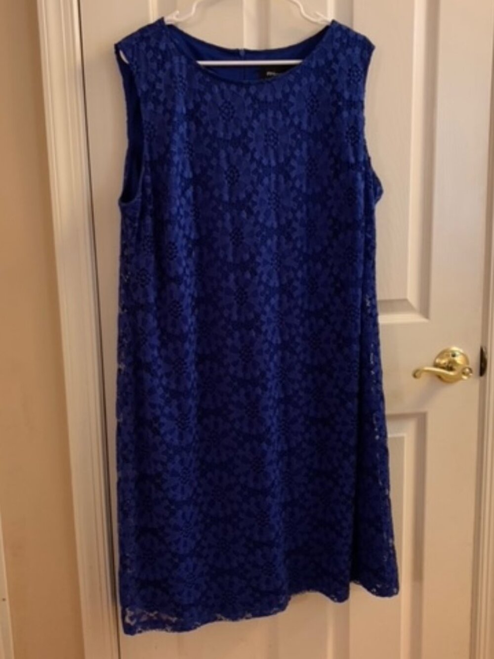 RN Studios Cobalt Blue Lace Dress